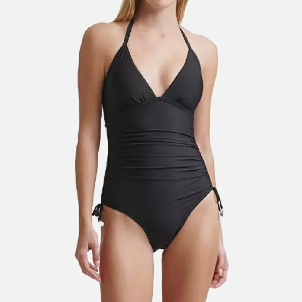 DKNY Black One Piece Swimsuit